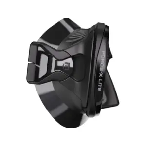 Mares Force-X Lite svart dykmask detalj på spänne och ram