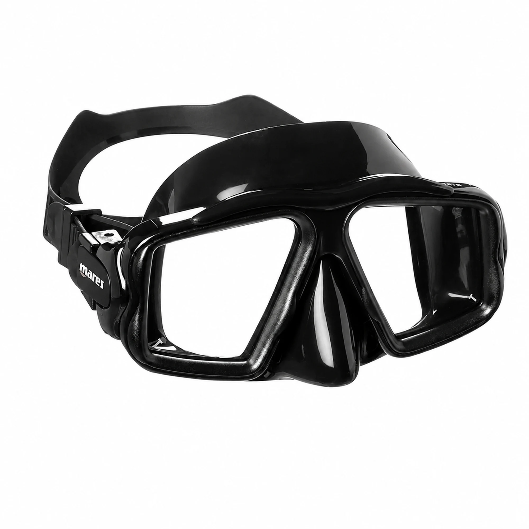 Mares Opera dykmask med svart silikon.