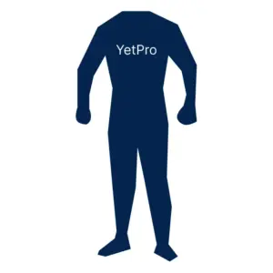 Torrdräkt YetPro, blå färg.