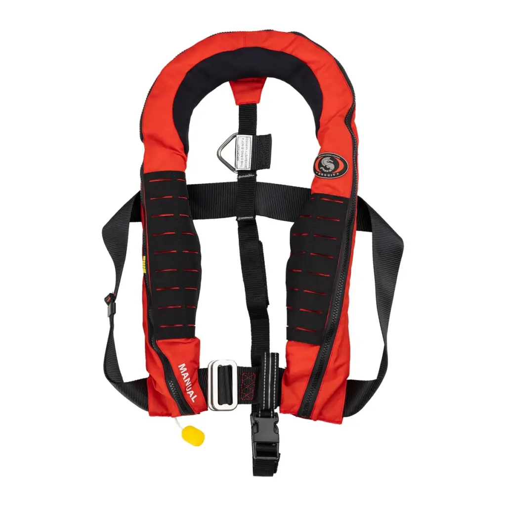 Ursuit Slimline Pro Manual uppblåsbar räddningsväst 150N framifrån
