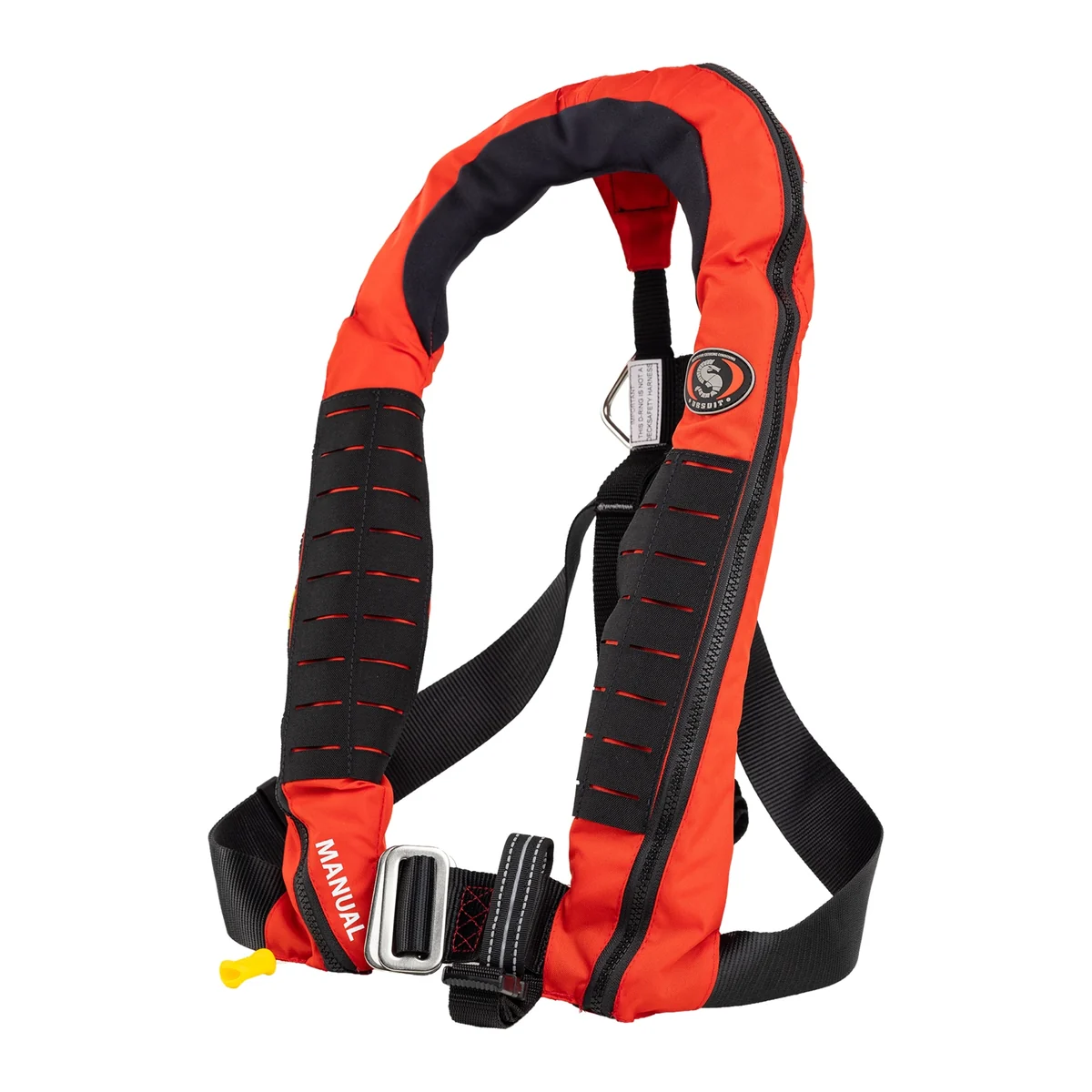 Ursuit Slimline Pro Manual räddningsväst 150N med MOLLE-panel från sidan